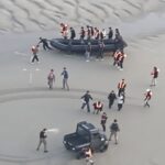 watch:-french-police-attacked-by-illegals-as-they-intercept-inflatable-boat-trying-to-cross-the-channel-into-the-uk