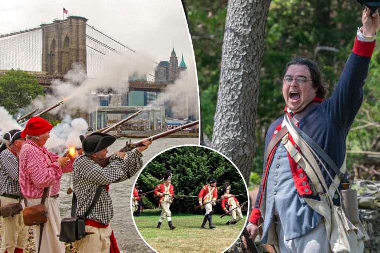 the-battle-of-brooklyn-is-back!-rev-war-re-enactors-swarm-nyc-streets-for-250th-anniversary:-‘my-musket-is-the-joy-of-my-life’