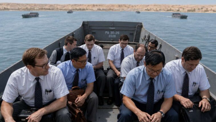 thousands-of-accountants-board-higgins-boats-in-preparation-for-‘economic-d-day’-against-iran