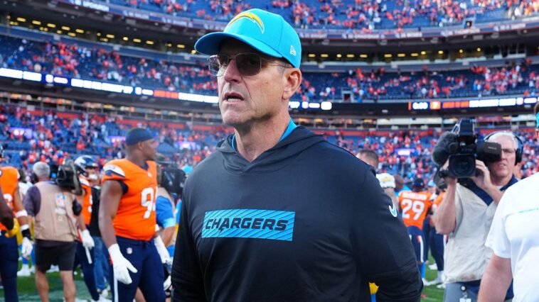 jim-harbaugh-is-unhappy-with-his-punter’s-embarrassingly-weak-tackle-attempt-on-a-touchdown-return