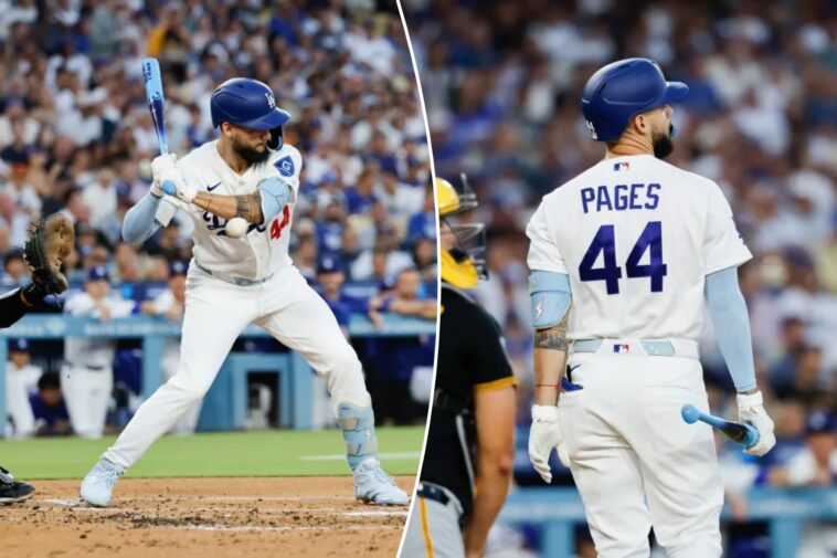 andy-pages-leaves-dodgers-game-after-taking-100-mph-fastball-off-hand