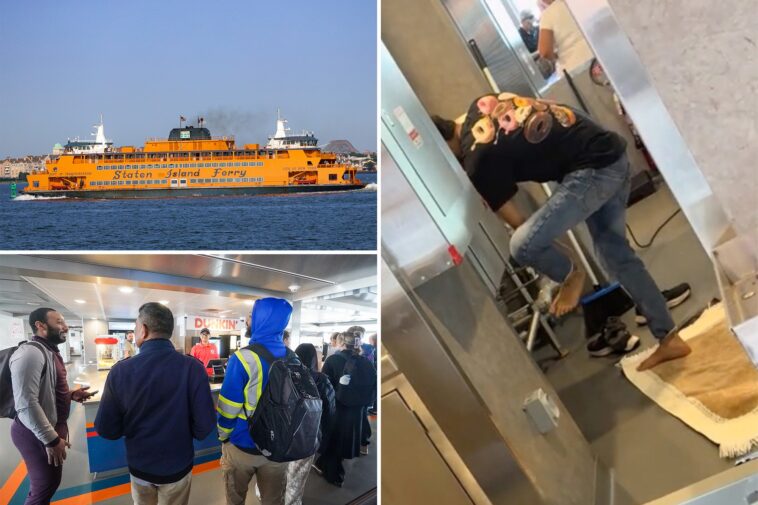 dunkin’-donuts-worker-caught-washing-feet-in-kitchen-of-chain’s-staten-island-ferry-location,-prompting-health-probe