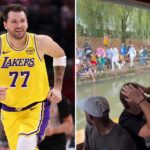 luka-doncic-left-aghast-by-crazed-lakers-fan’s-river-jump-for-shirt-in-slovenia