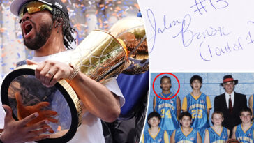 jalen brunson’s-earliest-known-autograph-from-middle-school-yearbook-being-sold-by-his-classmate