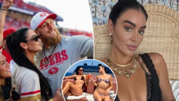 george-kittle’s-wife-claire-flaunts-summer-body-in-skimpy-bikini