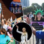 sophie-cunningham-supporters,-detractors-clash-outside-barclays-center-during-liberty-fever-game