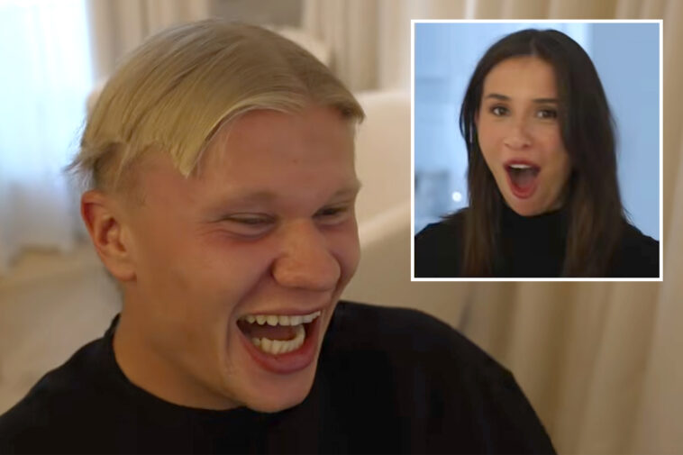 erling-haaland-cuts-off-signature-hair-before-manchester-city-opener-—-leaving-his-girlfriend-in-shock:-‘i-think-i-will-cry’