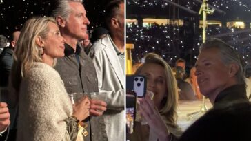 gavin-newsom-and-wife-jennifer-take-a-night-off-as-they’re-caught-partying-at-noah-kahan-concert