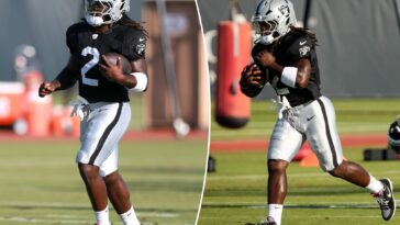 raiders-rb-ashton-jeanty-suffers-leg-injury,-helped-off-field-as-stunned-team-looks-on