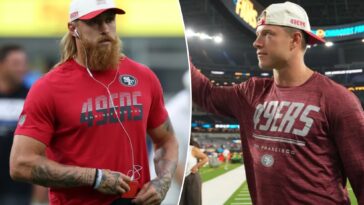 george-kittle,-christian-mccaffrey-startle-49ers-training-camp