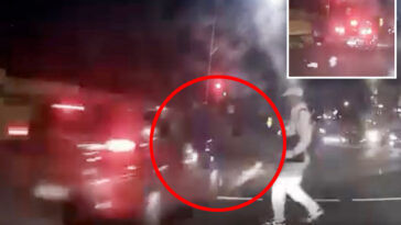 pedestrian-miraculously-walks-away-after-being-hit-by-speeding-car-running-light:-‘not-his-first-rodeo’