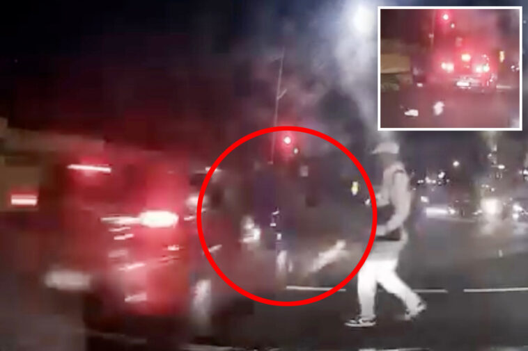 pedestrian-miraculously-walks-away-after-being-hit-by-speeding-car-running-light:-‘not-his-first-rodeo’