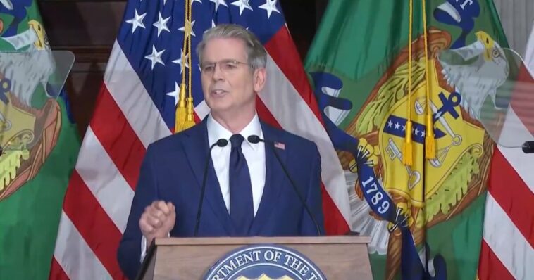 breaking:-treasury-secretary-bessent-unveils-economic-sanctions-against-iran-(video)