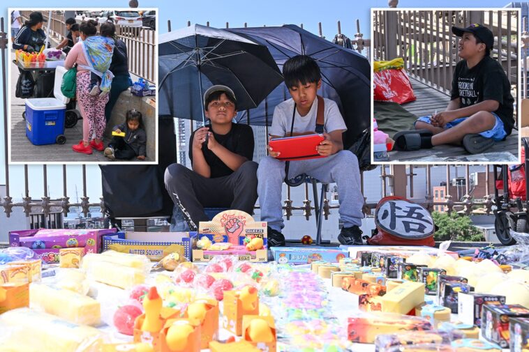 kids-as-young-as-11-among-the-illegal-vendors-swarming-brooklyn-bridge:-‘they-are-everywhere’
