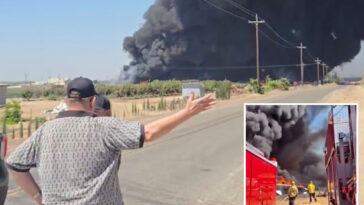 tire-facility-erupts-in-flames-sending-harmful-smoke-into-the-air