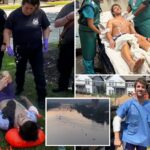 triathlon-coach,-31,-savaged-by-alligator-as-beast-clamped-onto-his-arm-during-race-training