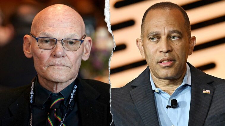 james-carville-goes-nuclear-on-jeffries-over-jared-kushner-sit-down-and-demands-democrats-draw-a-line