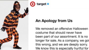 target-apologizes,-pulls-halloween-costume-after-blackface-complaints-–-do-you-think-it’s-offensive?