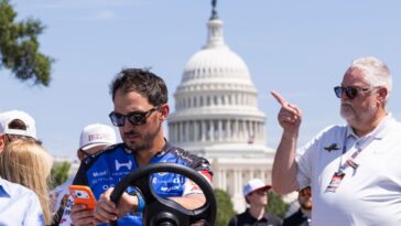 indycar-driver-turns-the-tables-on-adam-schiff’s-complaints-about-america-250-race
