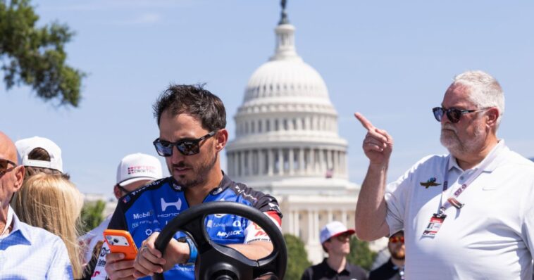 indycar-driver-turns-the-tables-on-adam-schiff’s-complaints-about-america-250-race