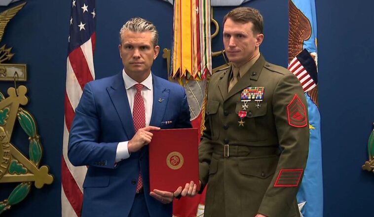 hegseth-upgrades-abbey-gate-marines’-valor-awards-after-5-year-delay:-‘those-days-are-over’