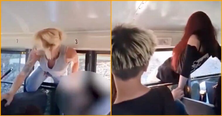 furious-parents-smash-their-way-into-school-bus-as-children-crawl-out-windows-after-driver-refuses-to-release-them-for-nearly-an-hour-—-one-parent-arrested
