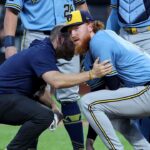 brewers-starter-gets-drilled-with-106-mph-line-drive-in-terrifying-moment,-leaves-game-after-one-pitch