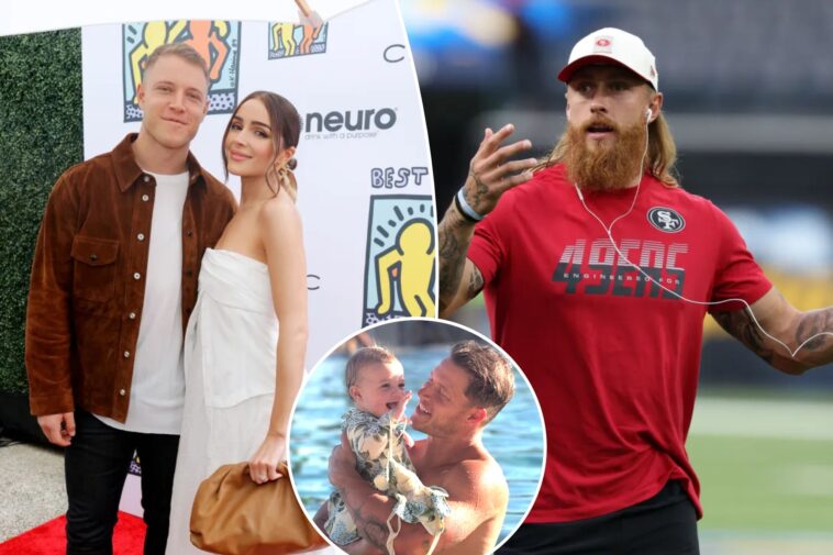 christian-mccaffrey’s-wife-olivia-gives-george-kittle-new-role-in-daughter’s-life