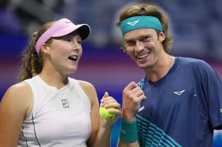 andrey-rublev-waves-off-us-open-interview-after-mirra-andreeva’s-awkward-mixed-doubles-reveal