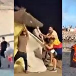 pushback:-fed-up-spanish-citizens-charge-beach-in-ceuta,-disperse-the-invaders-and-set-fire-to-their-shacks,-clash-with-the-police-(videos)