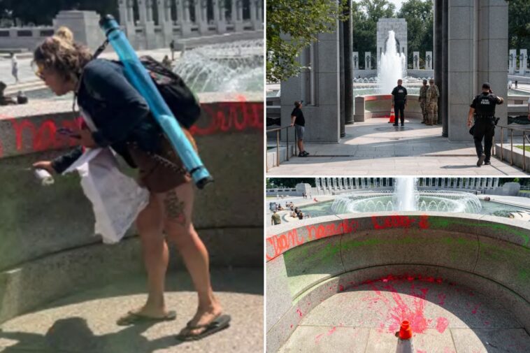kentucky-woman-indicted-for-pouring-bubble-soap-in-wwii-memorial,-vandalizing-with-red-graffiti