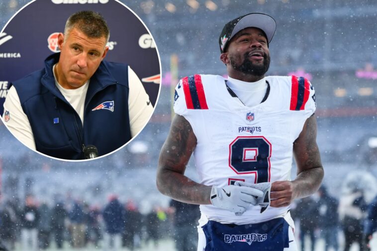 mike-vrabel-got-exceptionally-blunt-about-reason-patriots-traded-kayshon-boutte