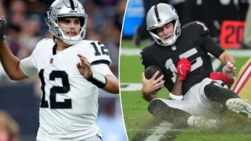 klint-kubiak’s-recent-comments-suggest-aidan-o’connell-closer-to-starters-role-over-fernando-mendoza