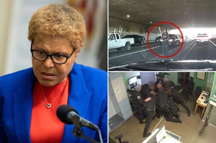 mayor-karen-bass-calls-for-lapd-reckoning-after-2-deadly-encounters-caught-on-video:-‘incredibly-difficult-to-watch’