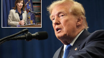 trump-says-kathy-hochul-‘doesn’t-care-about-new-york’ after-governor-refuses-to-recognize-‘lake-america’ 