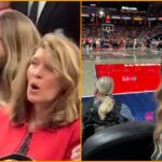 “all-hail-queen-roysha”:-former-nba-star-royce-white-storms-caitlin-clark’s-indiana-fever-game-in-blonde-wig-after-wnba-bans-biological-men-from-the-draft