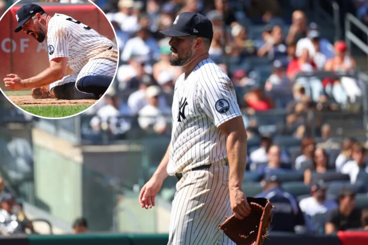 carlos-rodon-fails-to-give-yankees-needed-length-in-first-game-of-doubleheader