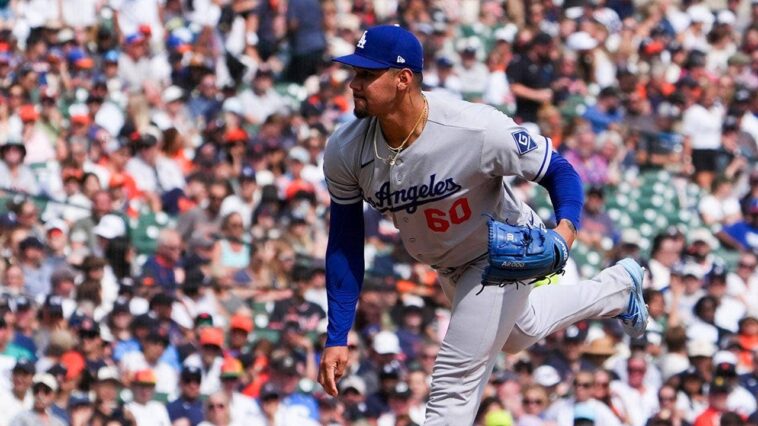 dodgers’-edgardo-henriquez-throws-fastest-strikeout-pitch-in-team-history-against-tigers