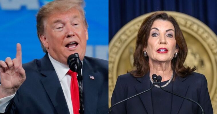 trump-says-hochul-‘doesn’t-care-about-new-york’-and-is-‘for-canada’-after-she-declares-new-york-will-not-recognize-lake-america-rename