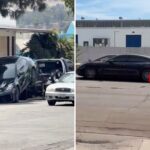 wild-moment-la-porsche-owner-speeds-off-in-his-car-mid-tow,-leaving-bumper-behind-in-frantic-escape