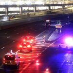 airport-chaos-erupts-after-driver-suddenly-smashes-through-fence,-hits-plane-and-tractor:-police