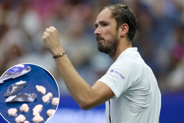 daniil-medvedev’s-12-pieces-of-chewed-gum-helped-aid-us-open-win-—-and-were-left-out-for-all-to-see