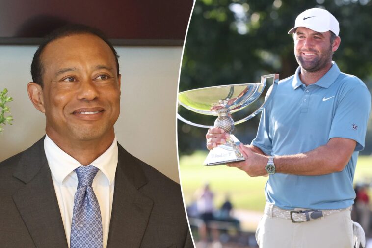 tiger-woods-sends-message-to-scottie-scheffler-after-being-passed-as-all-time-pga-tour-earner