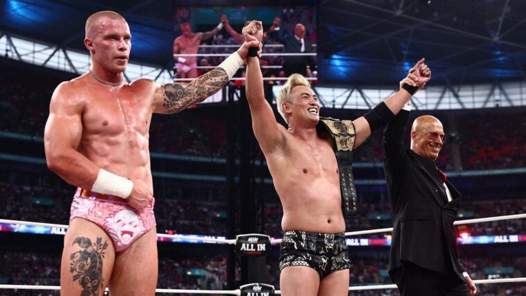 kazuchika-okada-wins-aew-international-championship,-fends-off-kyle-fletcher-and-konosuke-takeshita-at-all-in