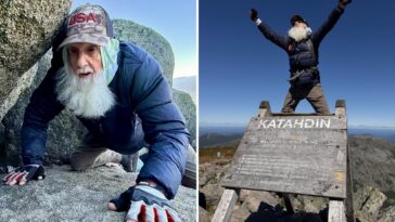 ‘grey-beard’-hiker,-91,-reclaims-his-record-as-oldest-hiker-to-complete-appalachian-trail