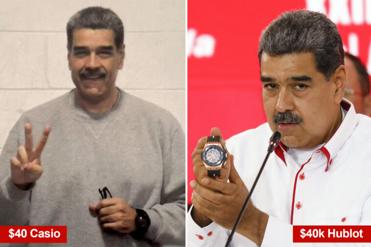 venezuelan-dictator-nicolas-maduro-trades-in-$40k-swiss-watch-for-$40-casio-in-new-jail-pic