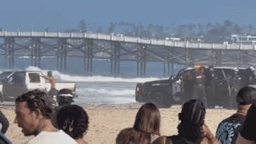 suspected-dui-driver-leads-cops-on-wild-chase-before-dramatic-takedown-on-popular-california-beach