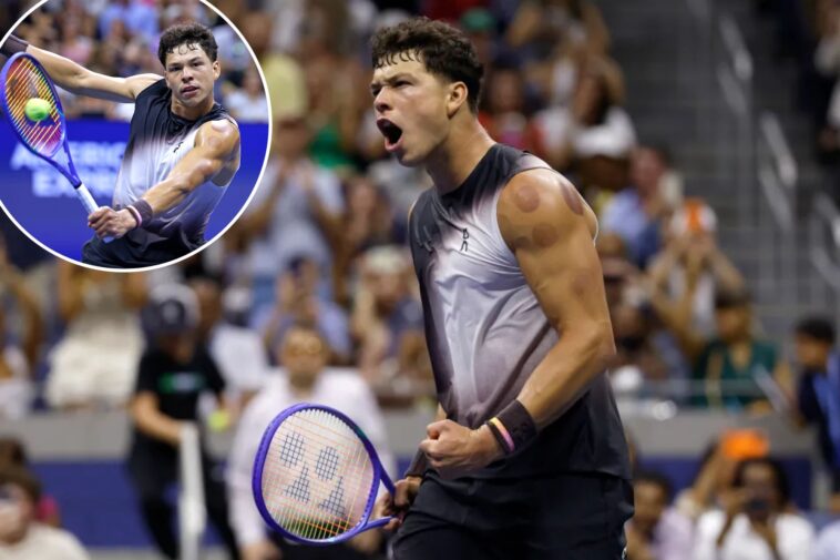ben-shelton-overcomes-jittery-start-at-us-open-to-take-next-step-in-quest-to-end-american-men’s-drought