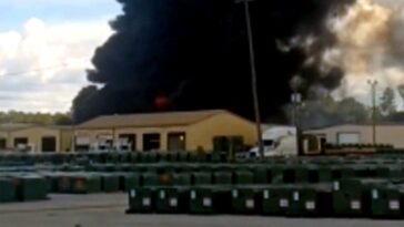 massive-chemical-fire-erupts-at-electrical-transformer-plant-in-mississippi,-forcing-evacuation