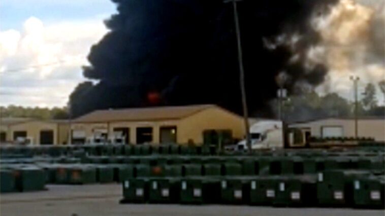 massive-chemical-fire-erupts-at-electrical-transformer-plant-in-mississippi,-forcing-evacuation